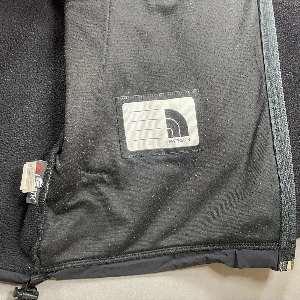 The North Face Kids Denali Full Zip Fleece Polartec Jacket, Black, Youth XL